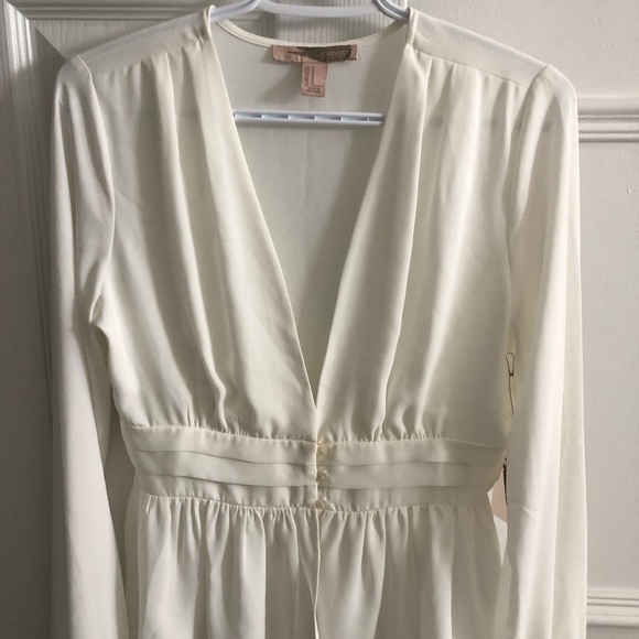 Forever 21 White Blouse - Picture 1 of 2